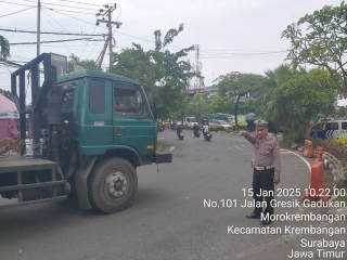 Pengalihan Arus Lalu Lintas di TL Mbah Ratu, Atur Lalu Lintas dan Cegah Kemacetan
