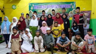 Polres Pelabuhan Tanjung Perak: Buka Bersama untuk Anak Yatim Piatu Yayasan Rumah Harapan.