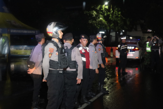 Patroli Stasioner Polres Pelabuhan Tanjung Perak Jaga Kamtibmas Selama Ramadhan