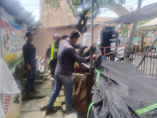 Pemantauan Ketahanan Pangan, Polsek Semampir Laksanakan Patroli di Kampung Tangguh