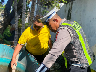 Polsek Semampir Laksanakan Patroli Harkamtibmas di Kampung Tangguh Sidotopo