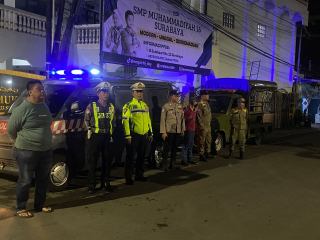 Patroli Gabungan Antisipasi Kerawanan di Jl. Bulaksari, Semampir 1A Bersama Satpol PP Tegakkan Kamtibmas