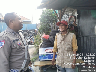 Satlantas Polres Pelabuhan Tanjung Perak Gelar Edukasi MAHAMERU LANTAS, Dorong Budaya Tertib Berlalu Lintas di Masyarakat
