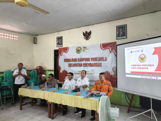 Kegiatan Sosialisasi Kampung Pancasila Kecamatan Krembangan Di Kantor Balai RW. 07 Kel. Morokrembangan