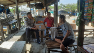 Bhabinkamtibmas Morokrembangan Laksanakan Kontrol Wilayah dan Sampaikan Pesan Harkamtibmas