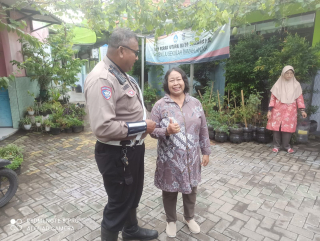 Satlantas Polres Pelabuhan Tanjung Perak Gelar Sosialisasi Tertib Lalu Lintas di Wilayah Hukum Polres