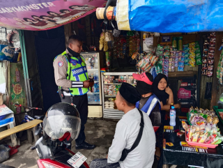 Satlantas Polres Pelabuhan Tanjung Perak Laksanakan Sosialisasi Tatap Muka Tertib Berlalu Lintas