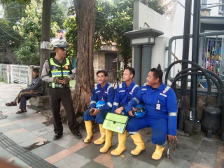 Sosialisasi Tatap Muka Satlantas Polres Pelabuhan Tanjung Perak dalam Rangka KRYD Pasca Operasi Lilin Semeru 2025