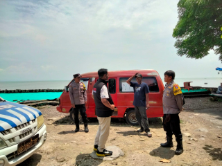 Patroli dan Pemantauan Underpass Suramadu oleh Personil Polsek Kenjeran untuk Antisipasi Tindak Kerawanan 3C