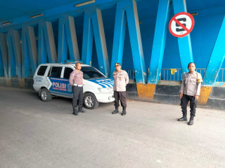 Patroli dan Pemantauan Underpass Suramadu, Polsek Kenjeran Pastikan Situasi Aman dan Terkendali