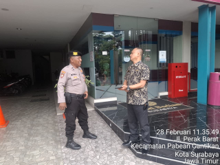 Patroli Dialogis Sat Samapta Perkuat Keamanan Objek Vital Perhotelan Di Wilayah Pelabuhan Tanjung Perak