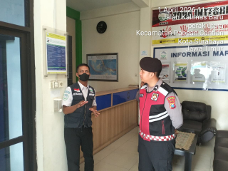 Patroli Kota Presisi Sat Samapta di BMKG Pelabuhan Tanjung Perak, Situasi Aman Terkendali