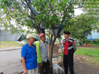 Sat Samapta Polres Pelabuhan Tanjung Perak Gelar Patroli Perintis Presisi di Terminal Mirah