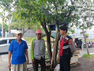 Patroli Perintis Presisi Satsamapta Intensifkan Pengamanan di Depan Terminal Mirah