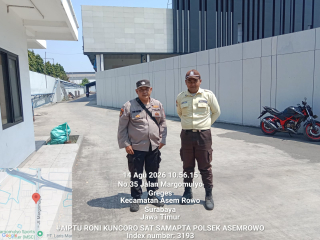 Polsek Asemrowo Patroli Dialogis di Pergudangan Margomulyo, Antisipasi Kerawanan 3C