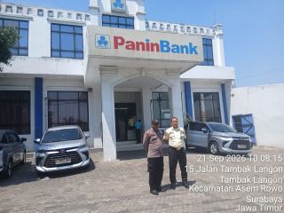 Polsek Asemrowo Patroli Objek Vital Bank Panin, Antisipasi 3C