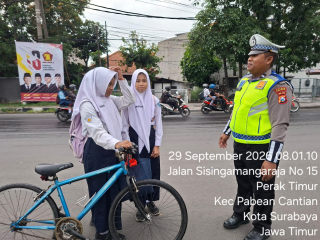 Satlantas Polres Tanjung Perak Gelar Sosialisasi Tatap Muka, Ajak Masyarakat Tertib Berlalu Lintas