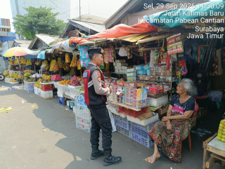 Unit Patroli Kota Presisi Sat Samapta Pantau UMKM Ujung, Situasi Aman Terkendali