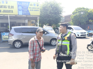 Satlantas Polres Tanjung Perak Gelar Sosialisasi Tatap Muka, Edukasi Masyarakat Tertib Berlalu Lintas
