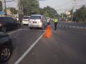 Bantu Karyawan Berangkat Kerja, Unit Lantas Polsek Kenjeran Atur Lalu Lintas Pagi