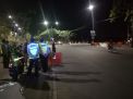 Antisipasi Copet, Polsek Kenjeran Gelar Patroli Malam di Taman Suroboyo