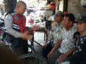 Babinkamtibmas Genting Kalianak Titip Pesan Keselamatan ke Penarik Becak