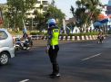 Satlantas Polres Tanjung Perak Gelar Pengaturan Pagi Cegah Kemacetan