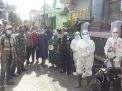 Personil Polsek Krembangan Kawal Pelaksanaan Swab Tes Secara Massal