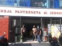 Polsek Pabean Cantikan Lakukan Pengamanan Kebaktian Minggu di Gereja Pantekosta Jalan Layar