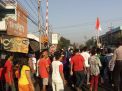 Polsek Pabean Cantikan Kawal Jalan Sehat Warga Perak Timur