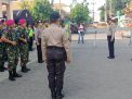Kanit Sabhara Polsek Krembangan Pimpin Apel Pergantian Personil PAM PPK
