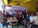 Panit Binmas Polsek Semampir Gelar Cangkrukan, Sosialisasikan SPKT Door To Door