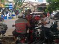 Babinkamtibmas Bongkaran Sambang Petugas Parkir Pertokoan, Titip Pesan Waspada Curanmor