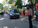 Polsek Krembangan Lakukan Penjagaan di Pospam Operasi Ketupat Semeru, Beri Himbauan Tidak Mudik