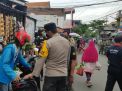 Polsek Pabean Cantikan Lakukan Operasi Penertiban Masker Bareng Satpol PP & Koramil di Pasar Kilometer