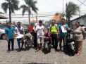 Polsek Krembangan Kembalikan Sepeda Motor Hasil Razia Knalpot Brong