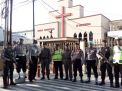 Gereja Pantekosta Rajawali  Dijaga Ketat Personil Gabungan