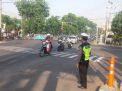 Beri Pelayanan Pada Masyarakat Melalui Pengaturan Lalu Lintas Pagi