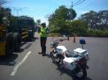 Satlantas Polres Tanjung Perak Pengaturan & Pengalihan Arus Cegah Kemacetan
