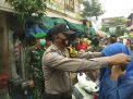Polsek Krembangan Gelar Operasi Penertiban Masker Bareng Koramil di Pasar Kalianak
