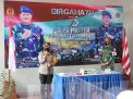 HUT Pomal, Kapolres Tanjung Perak Bersama PJU Beri Kejutan Kue Ulang Tahun Untuk Lantamal V
