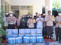 Kapolres Tanjung Perak Bagikan Bantuan Sembako Untuk Yayasan Panti Asuhan