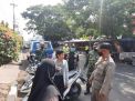 Polsek Pabean Cantikan Bersama Personil Gabungan Laksanakan Operasi Penertiban Masker di Jalan Kebalen