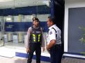 Satsabhara Polres Tanjung Perak Patroli Kantor Bank, Antisipasi Kriminalitas 3C