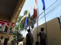 Bendera Setengah Tiang Untuk Anggota Polri Yang Gugur di Papua