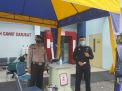 Satsabhara Polres Tanjung Perak Patroli di Rumah Sakit PHC, Sampaikan Himbauan Waspada 3C