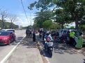 Polsek Kenjeran Gelar Operasi Penertiban Masker di Akses Suramadu