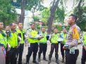 Pantau Kesiapan Personil, Kasat Lantas Polres Tanjung Perak Pimpin Apel Pagi