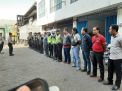 Polres Tanjung Perak & Polsek Krembangan PAM Unjuk Rasa Sopir PT Sari Jasa Utama