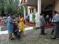 Polsek Semampir PAM Kebaktian di Gereja HKBP